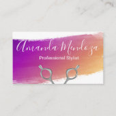 Salon Scharen | Artistiek Borstel Visitekaartje (Voorkant)