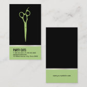 Salon Scharen Groen Visitekaartje (Voorkant / Achterkant)