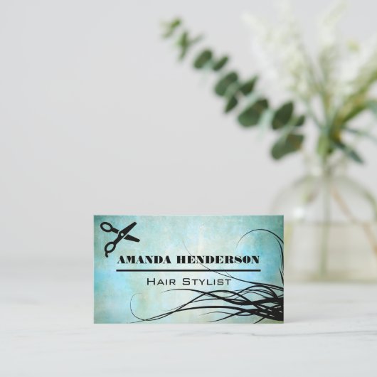 Salon Scharen | Haar Stromend Visitekaartje (Staand voorkant)