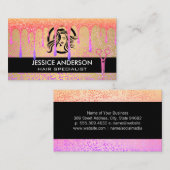 Salon Scharen | Schoonheid | Haar Kleur Product Visitekaartje (Voorkant / Achterkant)