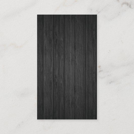 Salon scheert Fancy elementen houten panelen Visitekaartje (Achterkant)