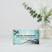 Salon Scissors | Haarstromen Visitekaartje (Staand voorkant)