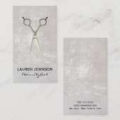 Salon Scissors Icon Visitekaartje (Voorkant / Achterkant)