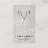 Salon Scissors Icon Visitekaartje (Voorkant)