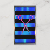 Salon Scissors | Metaalstrips Afsprakenkaartje (Voorkant)