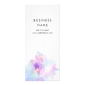 salon service menu waterverf verfsplaat (Achterkant)