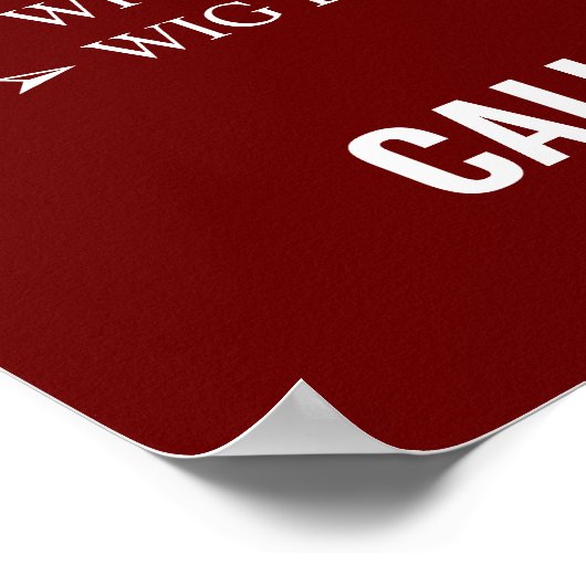 Salon Services Bewerkbaar Matte Poster (Hoek)