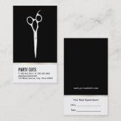 Salon Shears Benoeming Afsprakenkaartje (Voorkant / Achterkant)