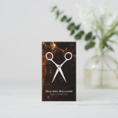Salon Shears | Shimmer Visitekaartje (Staand voorkant)