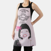 Salon Spa Apron-tekst Glamoureuze gezicht Schort (Insitu)