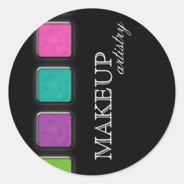 Salon spa beauty sticker make-up artiest palet