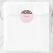 Salon spa bloemenkersenbloesem sticker roze (Tas)