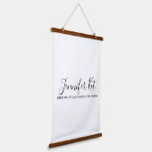 Salon spa business discount offer website visits a hangend wandkleed (Gebogen)