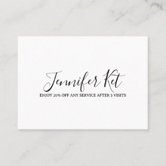 Salon spa business discount offer website visits a kortingskaartje