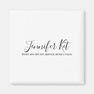 Salon spa business discount offer website visits a magneet