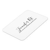 Salon spa business discount offer website visits a magneet (Linkerzijde)