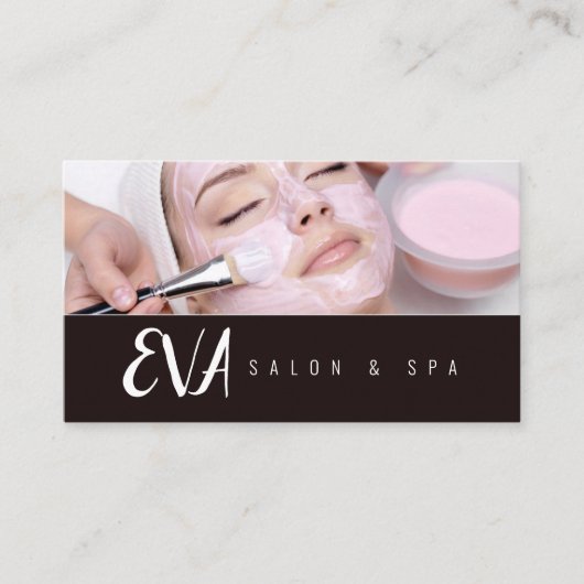 Salon & Spa Esthetician Visitekaartje (Voorkant)