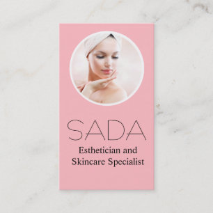 Salon & Spa Estheticien en Skincare Specialist Visitekaartje