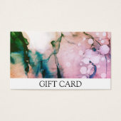 *~* Salon & Spa Event Feminine Chic Artistic Visitekaartje (Voorkant)