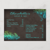 Salon Spa Floral Briefkaart Brochure (Voorkant)