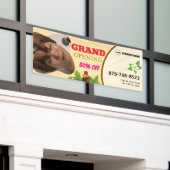 Salon & Spa Grand Opening Banner (Buitenkant Gebouw)