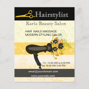 Salon & Spa Haarstylist Flyer