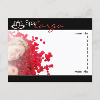 Salon Spa Massage - Blank Briefkaart