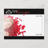 Salon Spa Massage - Blank Briefkaart (Voorkant)