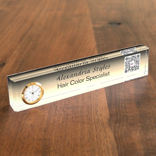  Salon Spa Naamplaat Naambordje (Zijkant)