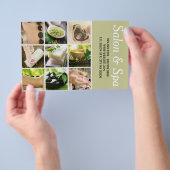 Salon Spa Nails Hair Makeup Artist Flyer Menu (Hand)