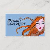 Salon/Spa/Schoonheidsdiva Visitekaartjes (Achterkant)