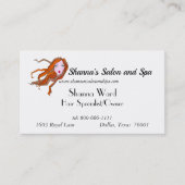 Salon/Spa/Schoonheidsdiva Visitekaartjes (Voorkant)