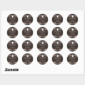 Salon spa sieraden sticker diamant roze bruin sd 2 (Vel)