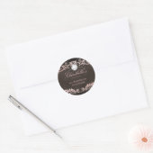 Salon spa sieraden sticker diamant roze bruin sd 2 (Envelop)
