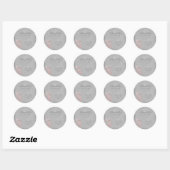 Salon spa vlinder bloemig sticker roze grijs 2 (Vel)