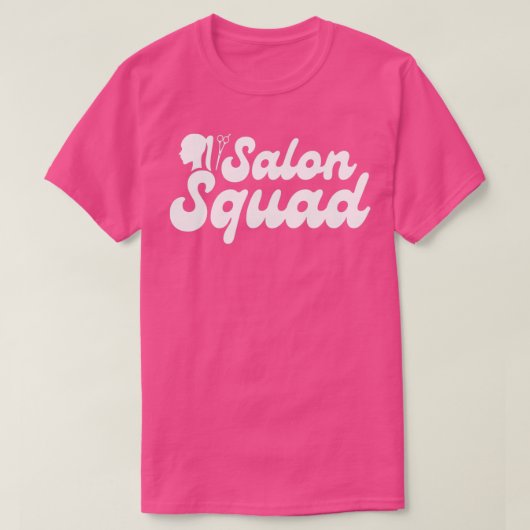 Salon Squad Hairdresser Gift 2 T-shirt (Design voorkant)