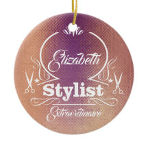 Salon Stylist Hairdresser Roos Gold Monogram