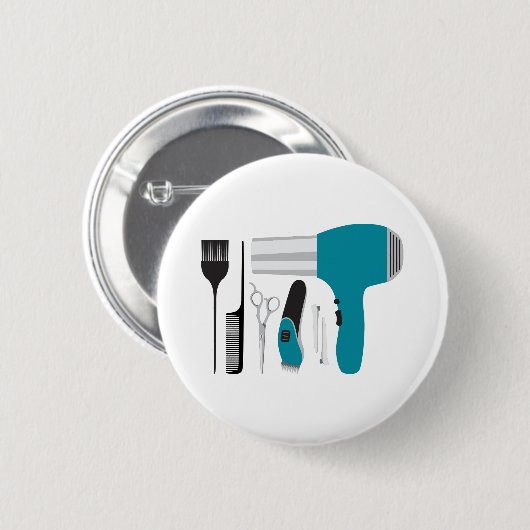Salon Tools Ronde Button 5,7 Cm (Voorkant /achterkant)