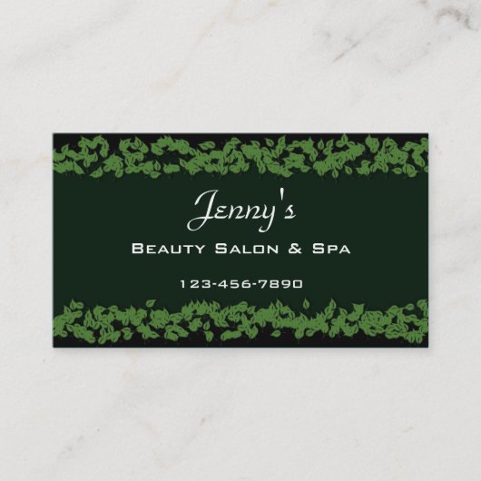 Salon Visitekaartje (Voorkant)