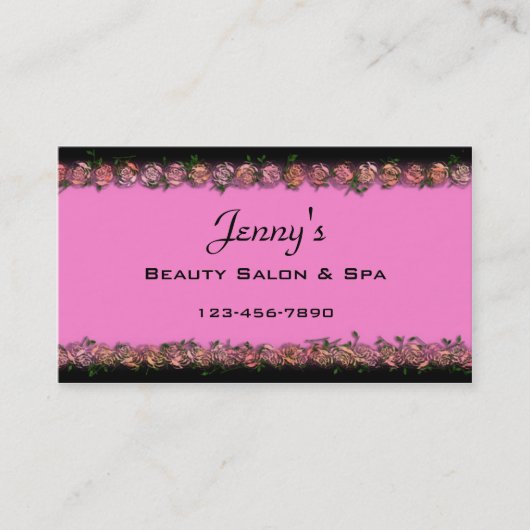 Salon Visitekaartje (Voorkant)