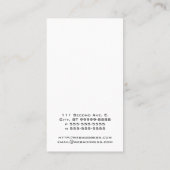 Salon Visitekaartje (Achterkant)