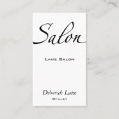 Salon Visitekaartje (Voorkant)