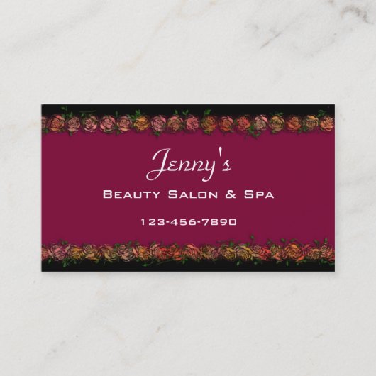 Salon Visitekaartje (Voorkant)