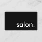 salon. visitekaartje (Voorkant)