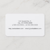 Salon Visitekaartje (Achterkant)