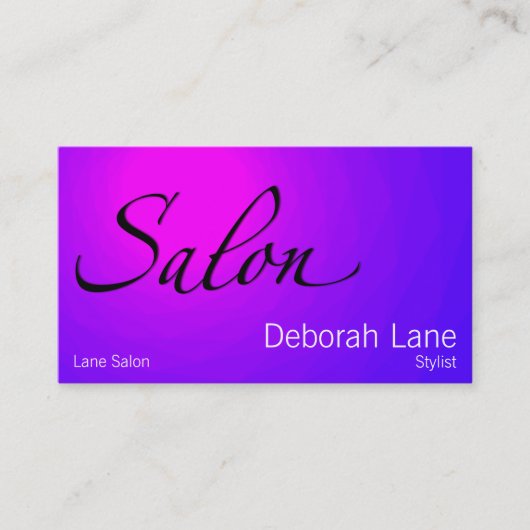 Salon Visitekaartje (Voorkant)