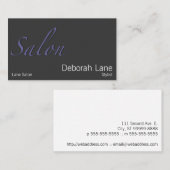 Salon Visitekaartje (Voorkant / Achterkant)