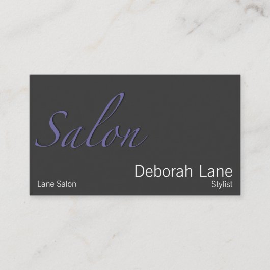 Salon Visitekaartje (Voorkant)