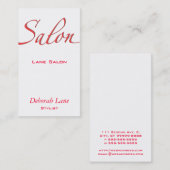 Salon Visitekaartje (Voorkant / Achterkant)