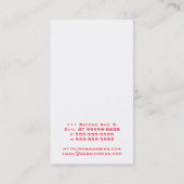 Salon Visitekaartje (Achterkant)